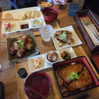The tofu nuggets and the bun are missing at Cafe Ren - Kamigyo in Kyoto