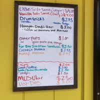 Menu at Bayview Golf Course in Kaneohe