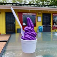 Ube Vegan Soft-Serve at Bayview Golf Course in Kaneohe