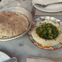 Hummus  at Shuka in New York City
