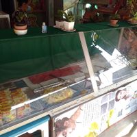 The buffet cart at Mee Mii in Chiang Rai