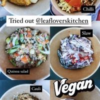 Taster pots at Leaf Lovers in Birmingham