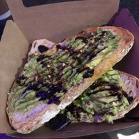 Avocado “sandwich”   at The Purr in Dublin