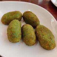 Cactus nuggets (with cheese) at Cactus Garden in Lanzarote