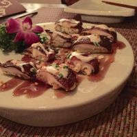 Stuffed shiitake mushrooms - starters  at HanGawi in New York City