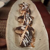 Stuffed shiitake  #Veganuary at HanGawi in New York City