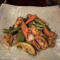 Tofu with vegetables  #Veganuary at HanGawi in New York City