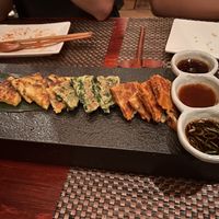 Korean pancakes   at HanGawi in New York City