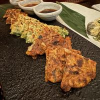 Korean pancakes  at HanGawi in New York City