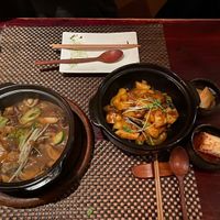 Tteokbokki and mushroom stew  at HanGawi in New York City
