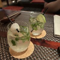 lychee mojito and soju mojito  at HanGawi in New York City