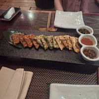 Korean pancakes platter at HanGawi in New York City