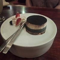 Black sesame cake at HanGawi in New York City