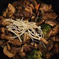 Sizzling mushroom platter at HanGawi in New York City