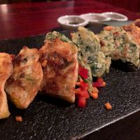 Combination pancakes at HanGawi in New York City