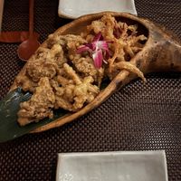 Maitake mushroom fritters  at HanGawi in New York City