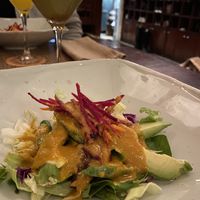 Starter salad at HanGawi in New York City