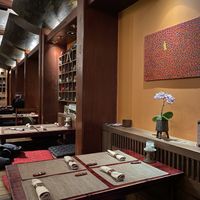 Restaurant interior at HanGawi in New York City