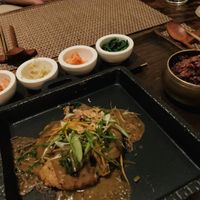 Entree// mushroom w rice at HanGawi in New York City