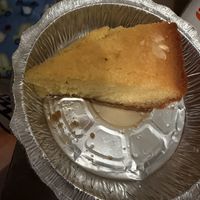 Kalo pragma (vegan) a light cake with a light sweet syrupp  at Mesoyios in Lake Ronkonkoma