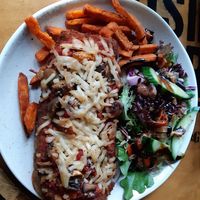 Eggplant Parm at Port Campbell Hotel in Port Campbell