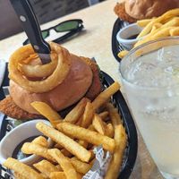Vegan Burger at Port Campbell Hotel in Port Campbell