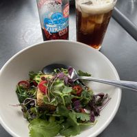 Chilli salt tofu   at Caravan in North London