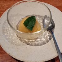 Mango Icecream at Ginger Grass in Tokyo