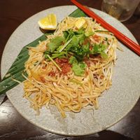 Vegan pad Thai at Ginger Grass in Tokyo