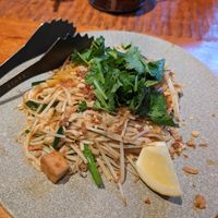Vegan pad Thai at Ginger Grass in Tokyo