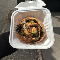 Kimchi roll  at Mama Dut in Portland