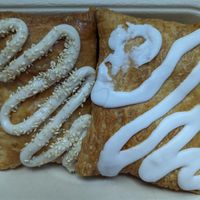 Sweet Mung Bean Strudel and Mango Strudel at Mama Dut in Portland