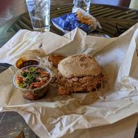 Sandwich at JackBeQue in Englewood