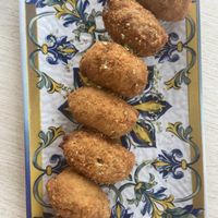 Croquetas de no pollo espectaculares  at Zelaik Gastrobar in Pamplona