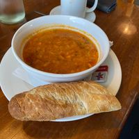 Lentil soup delish!! at Deloraine Deli in Deloraine