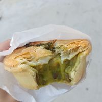 Cauliflower chickpea curry pie 🥧 at Country Cob Bakery in Boronia