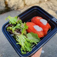 Vegan Tuna Nigiri at Kamakura Japanese Cuisine in Seattle