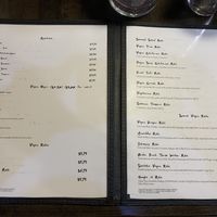 Inside vegan menu at Kamakura Japanese Cuisine in Seattle