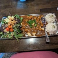 Curry with fried tofu.  at Kamakura Japanese Cuisine in Seattle