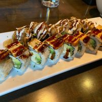 Vegan Dragon Roll & Google It Roll at Kamakura Japanese Cuisine in Seattle