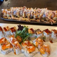 Just the one in front is vegan😄. They have a vegan menu & regular menu . Great for hanging with non vegans   at Kamakura Japanese Cuisine in Seattle