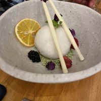 Coconut Sorbet   at Don Sanchez in San Jose Del Cabo