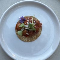 Chickpea taco   at Don Sanchez in San Jose Del Cabo