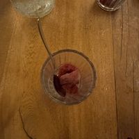 Berry lavender sorbet to cleanse the pallet - amazingg  at Don Sanchez in San Jose Del Cabo