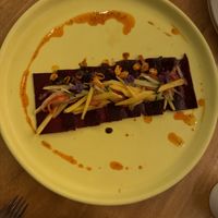 Jicama sushi - so unique and freshh  at Don Sanchez in San Jose Del Cabo