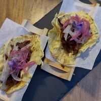 Pineapple tacos  at Don Sanchez in San Jose Del Cabo