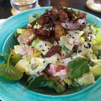 Cesar salad at Breens Deli in Mallorca