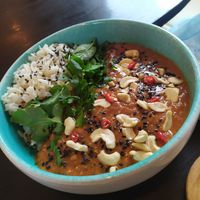 Curry lentil at Breens Deli in Mallorca