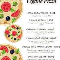 vegan pizza at Tutto Frutto in Vienna