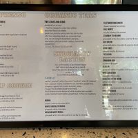 Menu  at Bex in Greenville